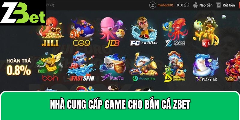 Đối tác uy tín tại sảnh bắn cá nhà cái Zbet 