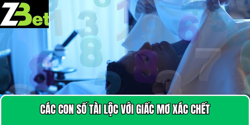 Các con số tài lộc với giấc mơ xác chết